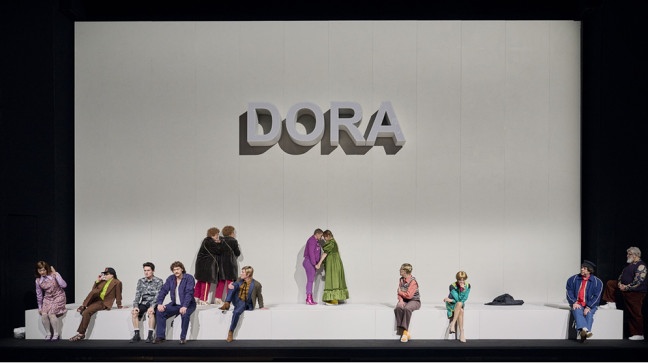 Szenenbild aus "Dora" von Bernhard Lang, Uraufführung, Staatsoper Stuttgart, März 2024 | Bildquelle: © Martin Sigmund