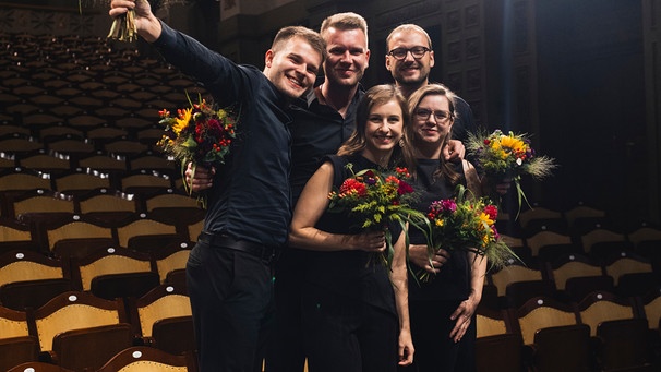 Das Alinde Quintet aus Tschechien, 1. Platz im Fach "Bläserquintett" beim Int. Musikwettbewerb der ARD 2024  | Bild: Daniel Delang