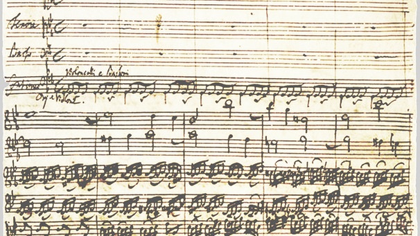 Johann Sebastian Bach: Johannes-Passion, Autograph der ersten Seite | Bild: Wikimedia Commons