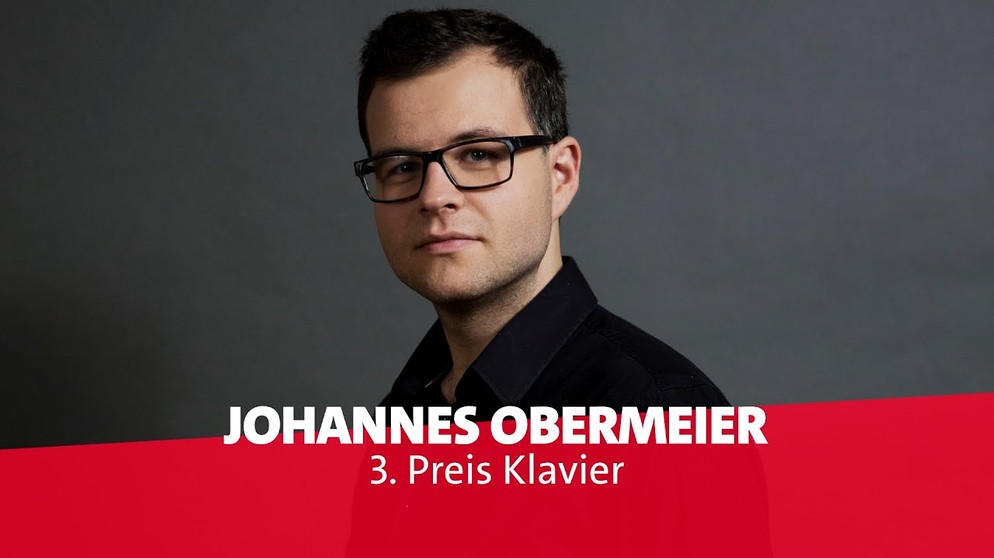 Johannes Obermeier | 3. Preis Klavier | Sergej Rachmaninow | ARD-Musikwettbewerb 2022 | Bildquelle: BR-KLASSIK (via YouTube)