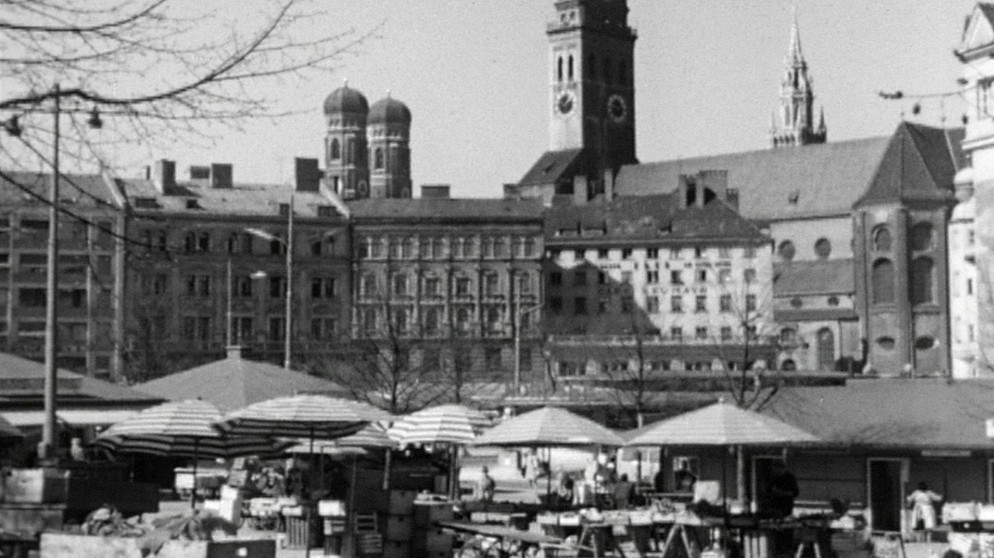 Der Viktualienmarkt. | Bildquelle: BR