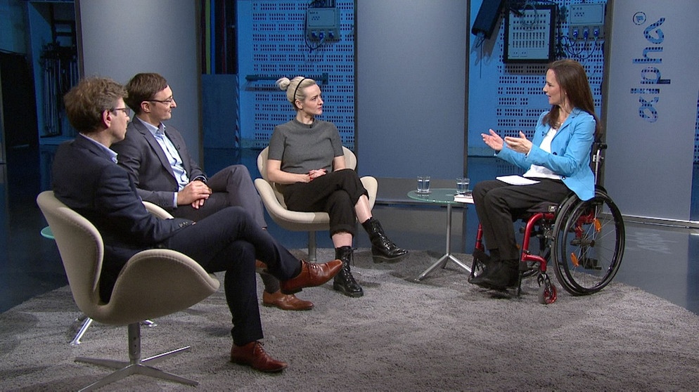 v.l. Dr. Peter Spork; Prof. Clemens Heiser; Ariane Alter und Mirjam Kottmann | Bildquelle: BR