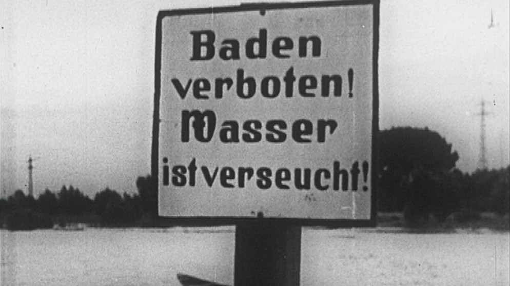 Badeverbot ist in den 60er Jahren an deutschen Flüssen Standard. | Bildquelle: BR/WDR