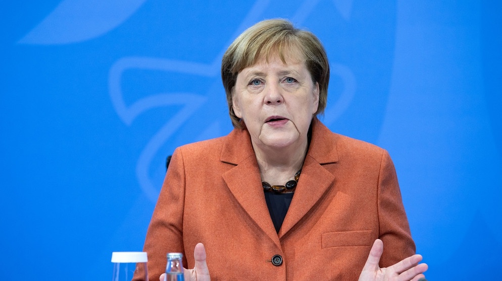 13.12.2020, Berlin: Bundeskanzlerin Angela Merkel (CDU) äußert sich nach der Schaltkonferenz von ihr mit den Ministerpräsidenten der Länder bei einer Pressekonferenz im Bundeskanzleramt zum weiteren Vorgehen in der Corona-Krise. Foto: Bernd von Jutrczenka/dpa-Pool/dpa +++ dpa-Bildfunk +++ | Bildquelle: dpa-Bildfunk/Bernd von Jutrczenka