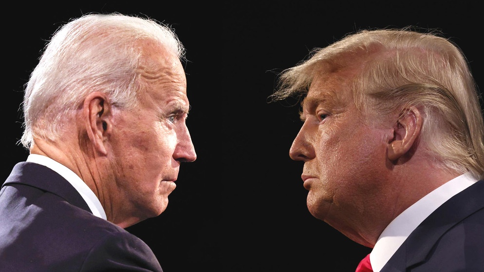 Joe Biden fordert Donald Trump heraus | Bildquelle: BR