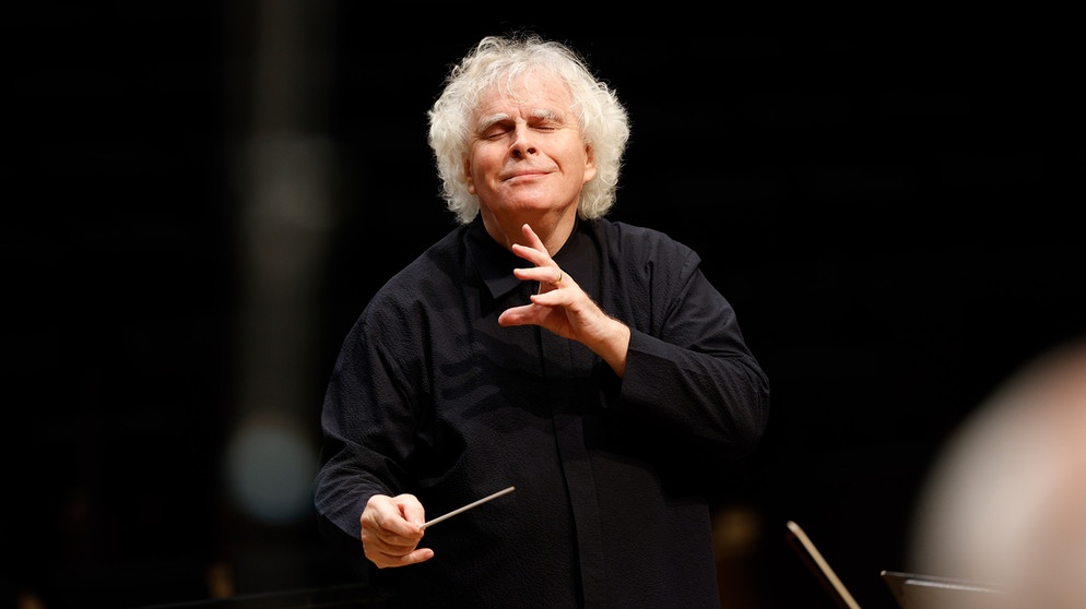 Simon Rattle, Chefdirigent des BRSO | Bildquelle: Astrid Ackermann