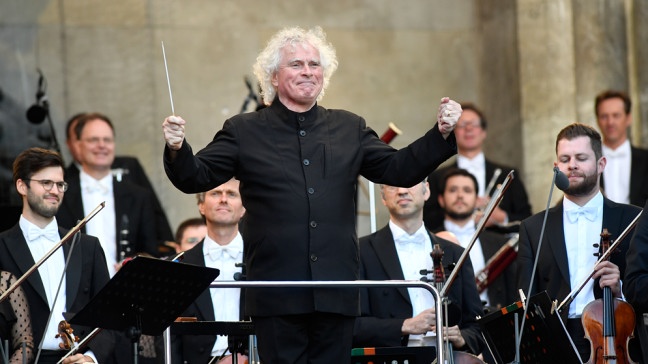 Sir Simon Rattle beim Klassik am Odeonsplatz 2022 | Bildquelle: © Marcus Schlaf