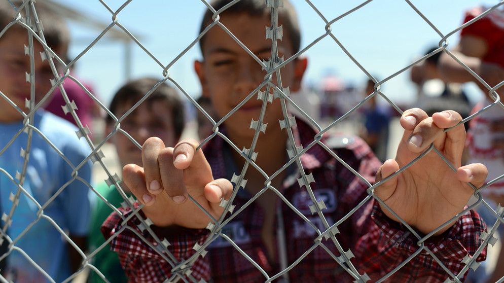 Flüchtlingslager in Kahramanmaras Türkei | Bildquelle: picture alliance / dpa | Rainer Jensen