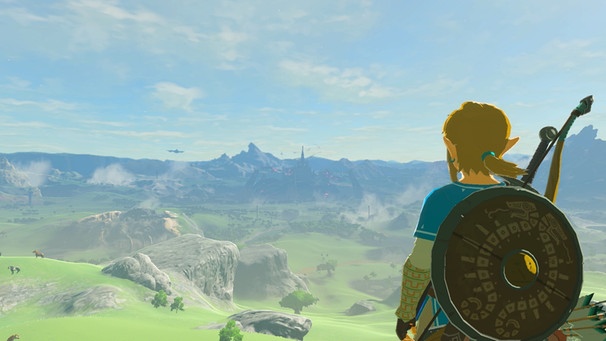 Szene aus dem Nintendo-Videospiel "The Legend of Zelda: Breath of the Wild". | Bild: picture alliance/AP Photo