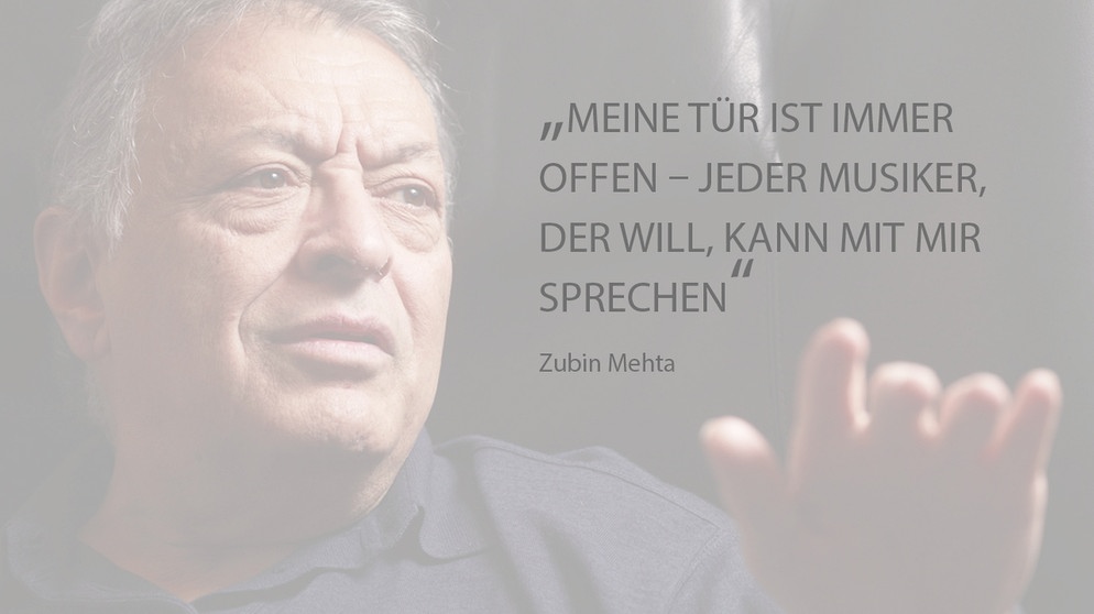 Zubin Mehta Zitate  Meine T r ist immer offen 