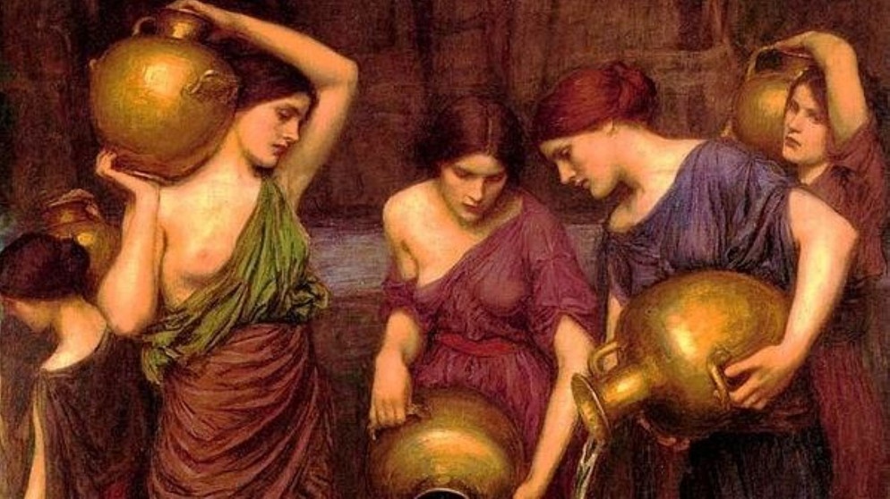 Die Danaiden / Die Töchter des  | Bildquelle: http://www.art-reproductions.net/images/Artists/James-Waterhouse/The-Danaides.jpg